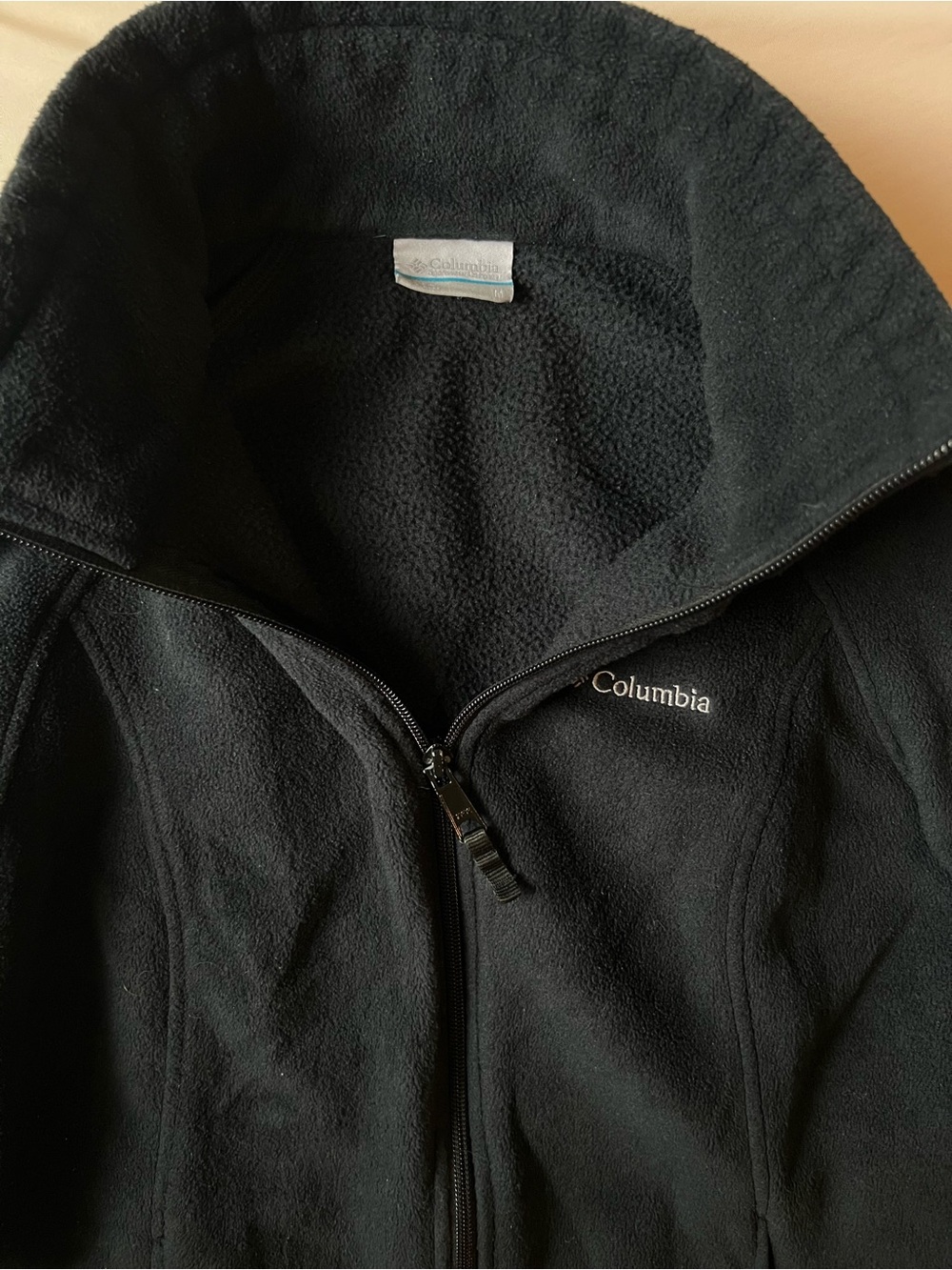 Columbia Black Zip-Up Fleece Jacket - Picture 3 of 3